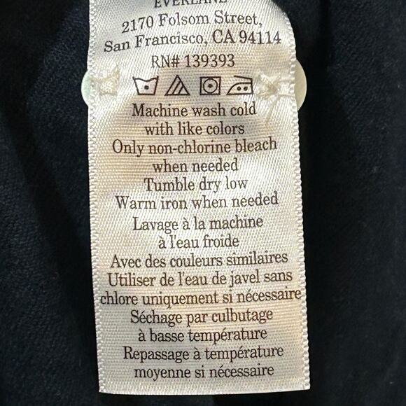 New Everlane Brushed Flannel Shirt Heather Blue Button Down Men Small  NWOT - Picture 10 of 10